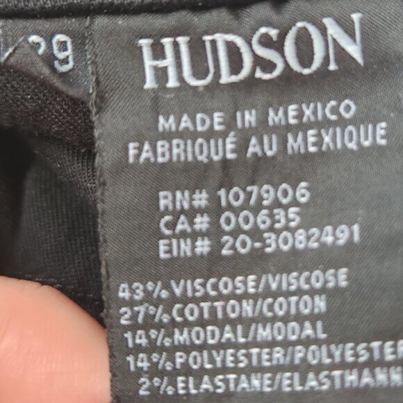 Hudson Black Nico Skinny Jeans - Picture 3 of 7